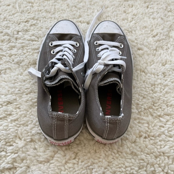 Converse All Star Gray Double Tongue Low Top Sneaker Size 7 - Picture 2 of 6